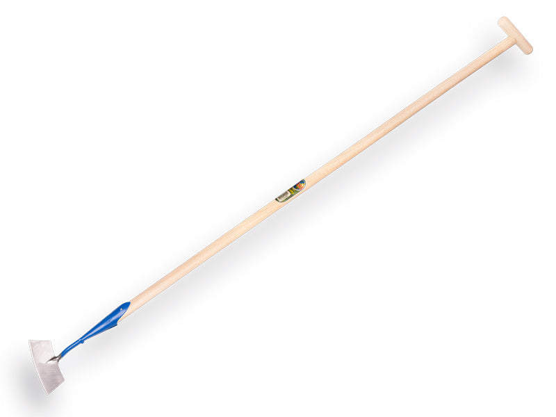 Schoffel Betuws model gesmeed 16 cm, met schoffelsteel 160 x 3,2 cm. excentrische punt en hilt