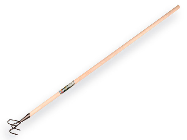 Krabber ATLAS Profi 3 tands met lanspunten, met steel Tauari 150 x 2,8 cm