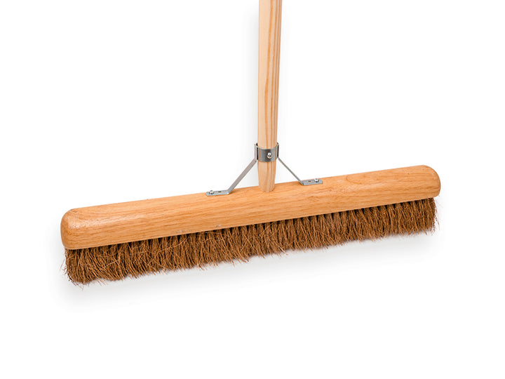 Zaalveger SOLIDE Kokos 60 cm met IKAPE steel 150 x 2,8 cm met stokhouder