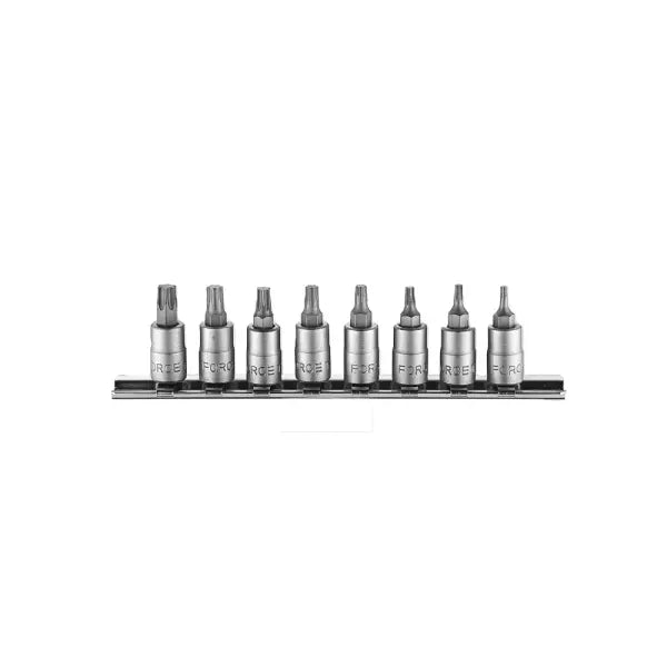 Force 8-delige 1/4" Torx bitset