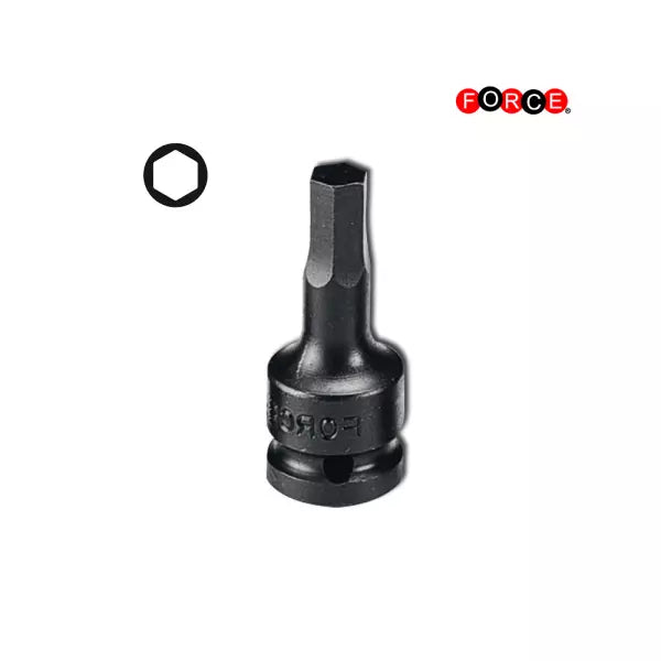 Force 1/2" Imp. Inbus dop bit 10 (één-stuk)