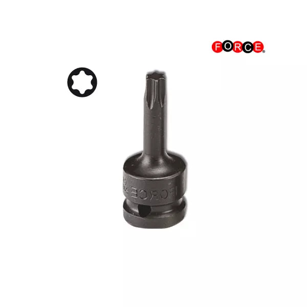 Force 1/2" Kracht Torx dop bit T45 (één-stuk)
