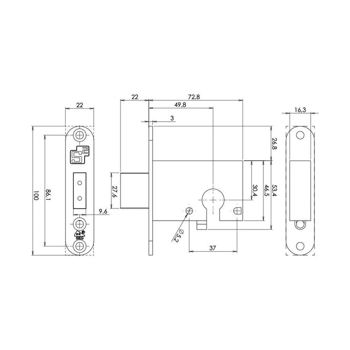 Veilig Veiligheidsinsteekslot VBW 12 SKG** afgerond