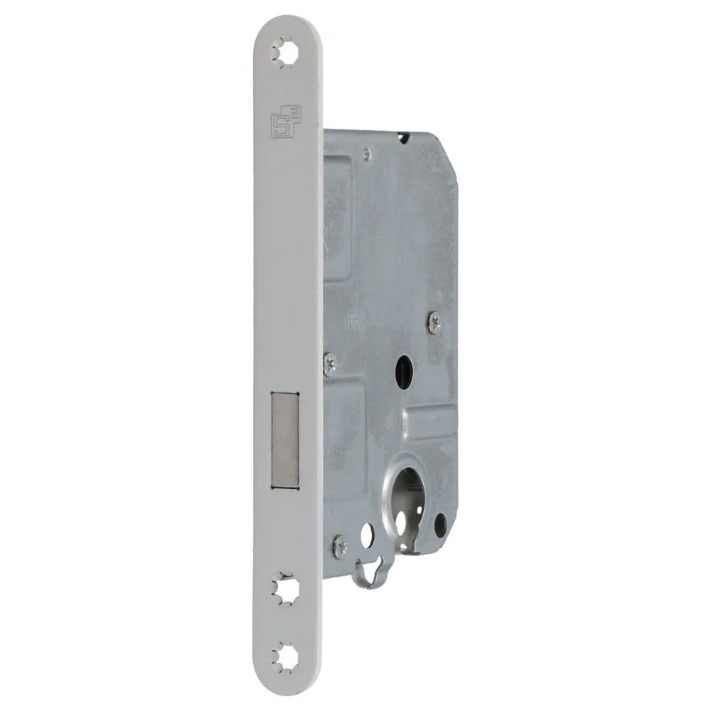 S2 binnendeur kastslot PC BSW wit afgerond