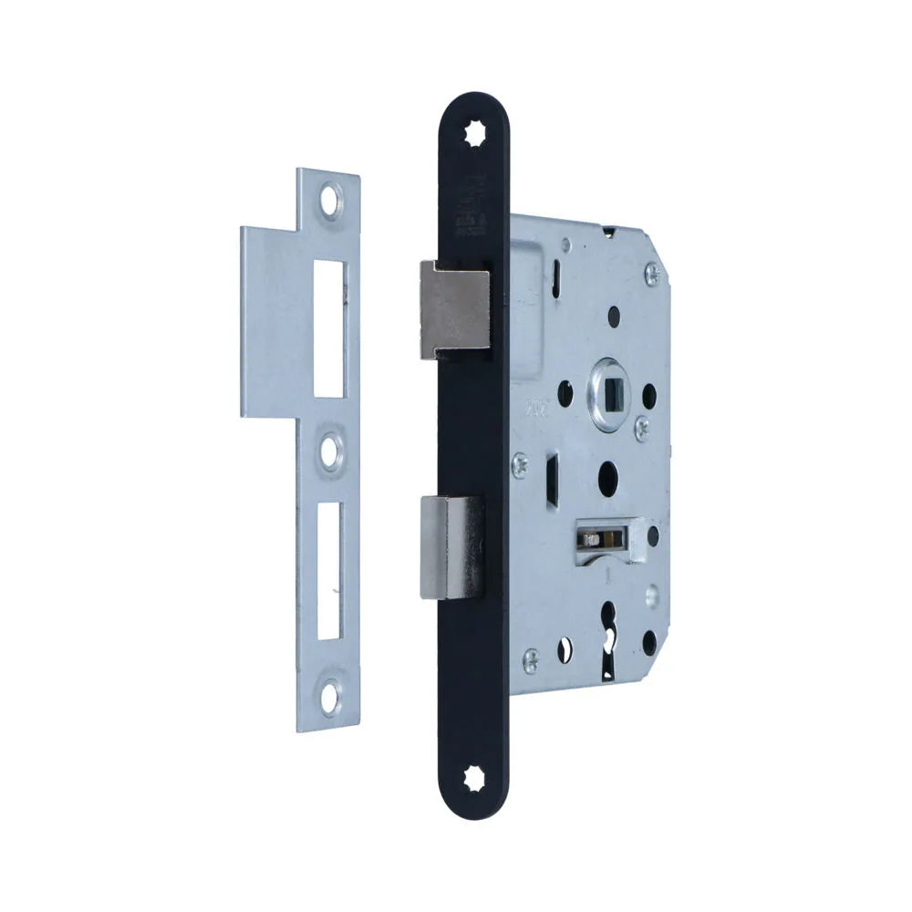 S2 binnendeur dag/nachtslot klavier BSW zwart afgerond