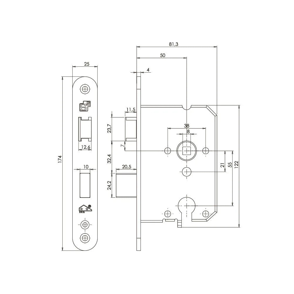 Veilig Veiligheidsinsteekslot VSW 12 SKG** afgerond