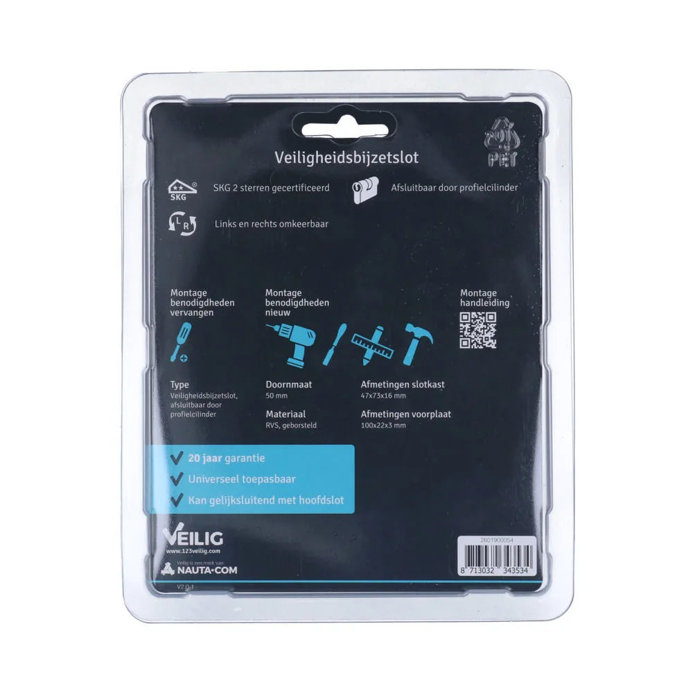 Veilig Veiligheidsinsteekslot VBW 12 SKG** afgerond