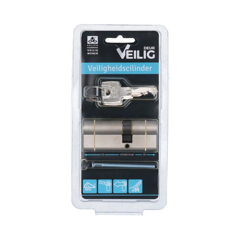 Veilig veiligheidsprofielcilinder S7 Expert SKG*** 30/45mm
