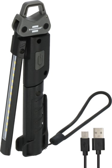 Accu LED Handlamp HL 400 AC 400lm 200lm 120lm, USB C