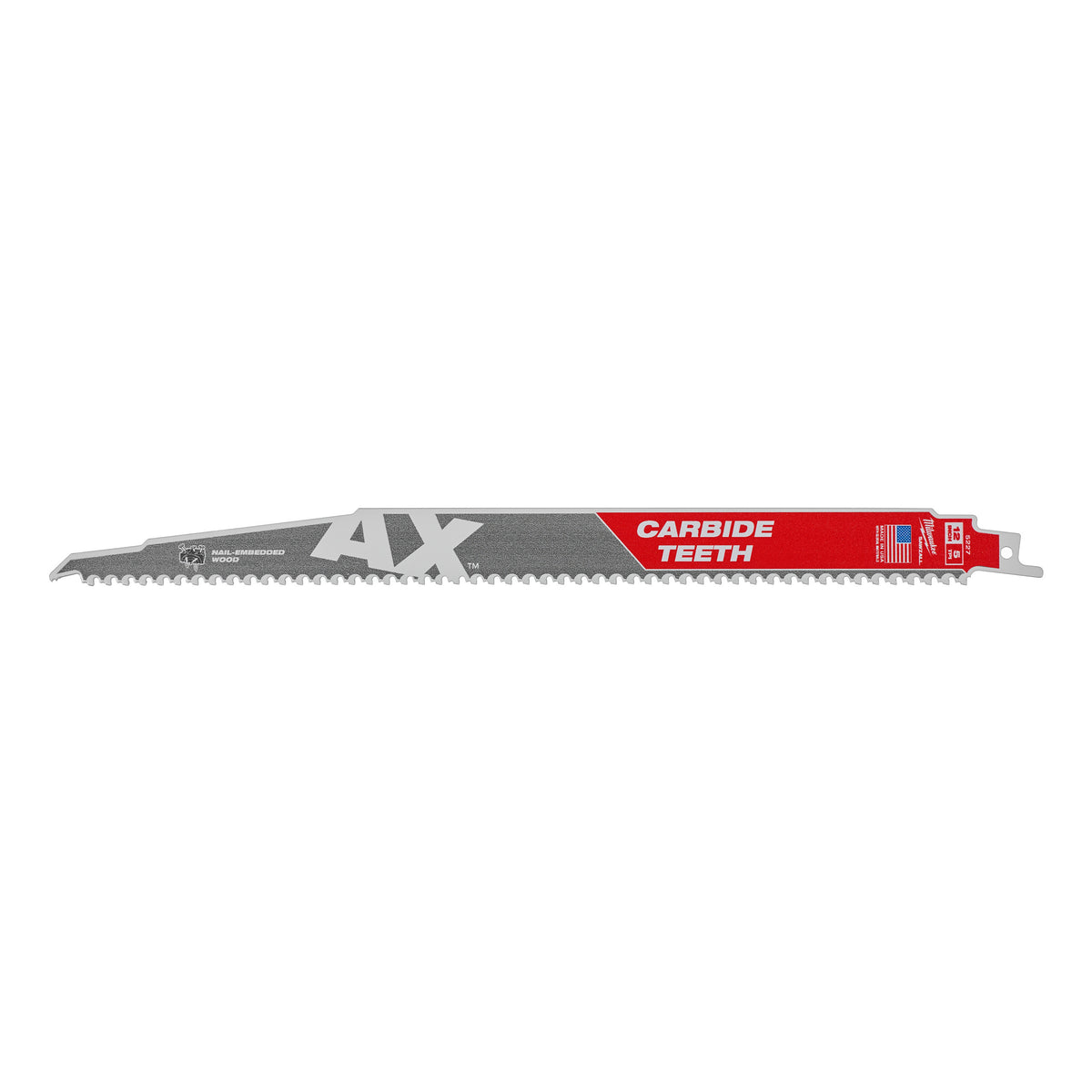 Reciprozaagblad Sawzall hout The AX Carbide 300 mm 5-Tpi