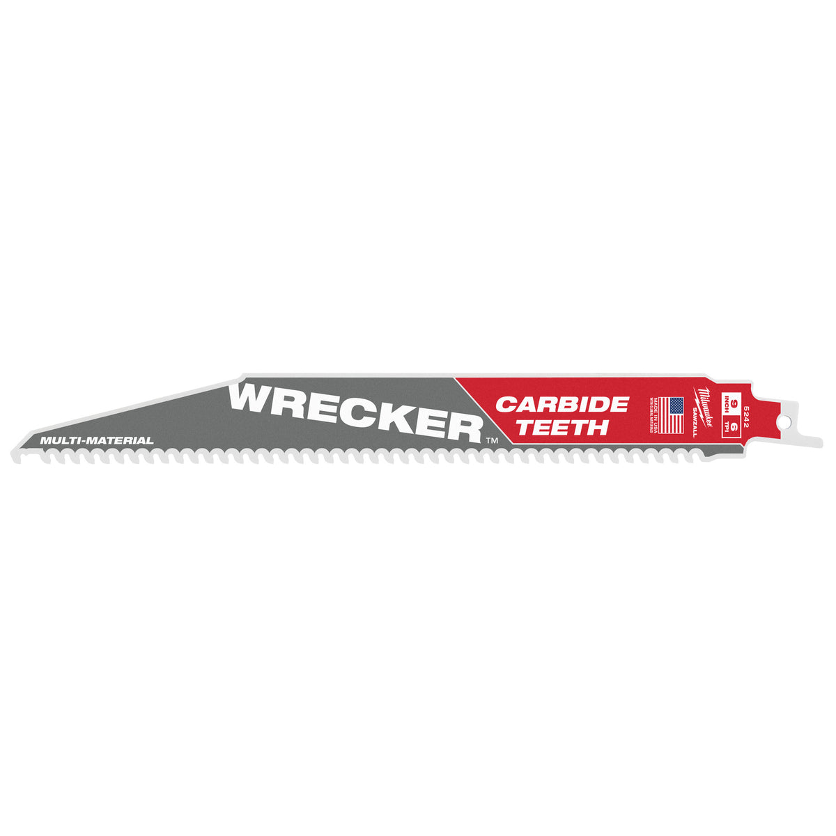 Reciprozaagblad Sawzall multi mat. Carbide WRECKER 230 mm 6-Tpi