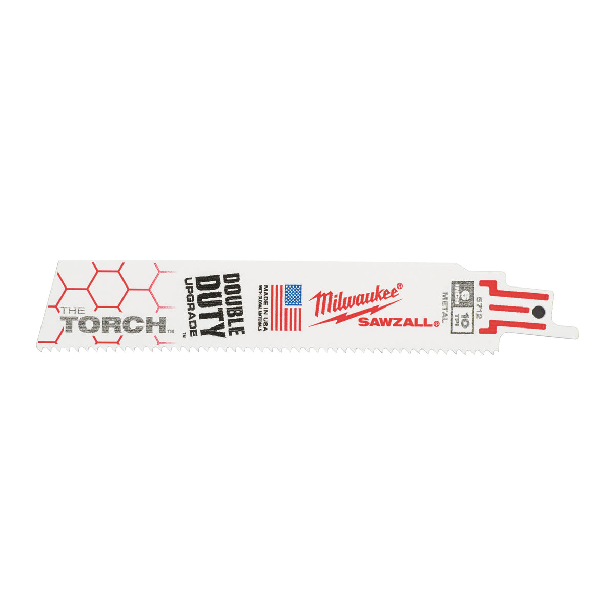 Reciprozaagblad Sawzall metaal Heavy Duty TORCH 150 mm 10-Tpi (5 stuks)