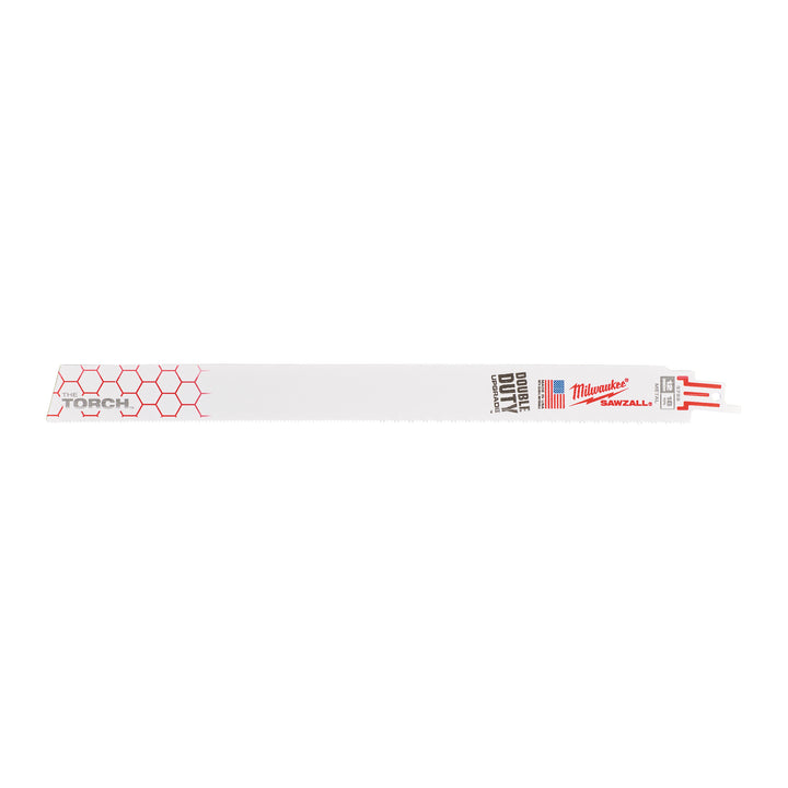 Reciprozaagblad Sawzall metaal Heavy Duty TORCH 300 mm 18-Tpi (25 stuks) Afgeprijsd vanwege incompleet product! geen 25 stuks maar 15.