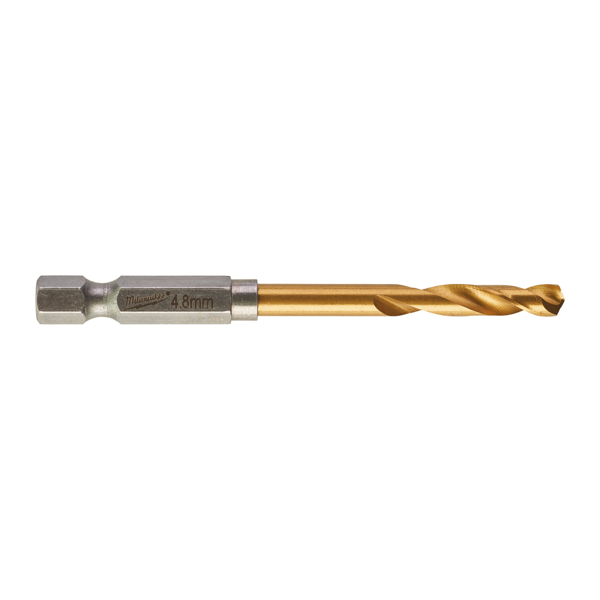 Metaalboor HSS-G Ti. SHOCKWAVE 4,8 mm
