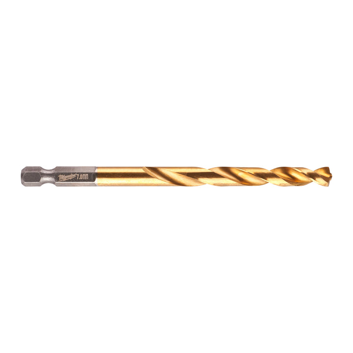 Metaalboor HSS-G Ti. SHOCKWAVE 7,0 mm