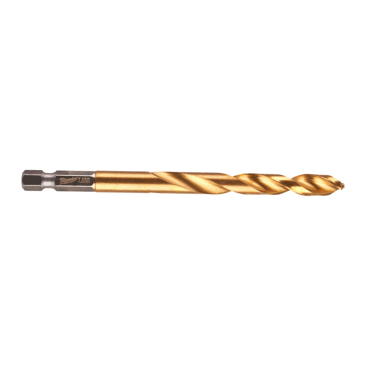 Metaalboor HSS-G Ti. SHOCKWAVE 7,5 mm