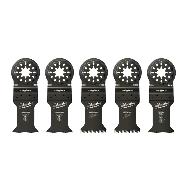 Multitool Starlock hout bladenset (5-delig)