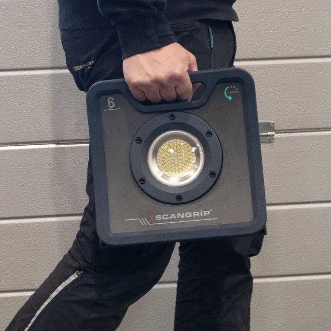 SCANGRIP NOVA 6 LED Bouwlamp Set 6000 Lumen met statief | Hofmans