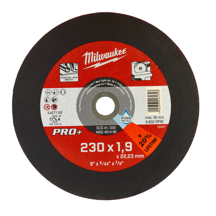 Doorslijpschijf metaal PRO+ SCS41 230 x 1,9 mm dun