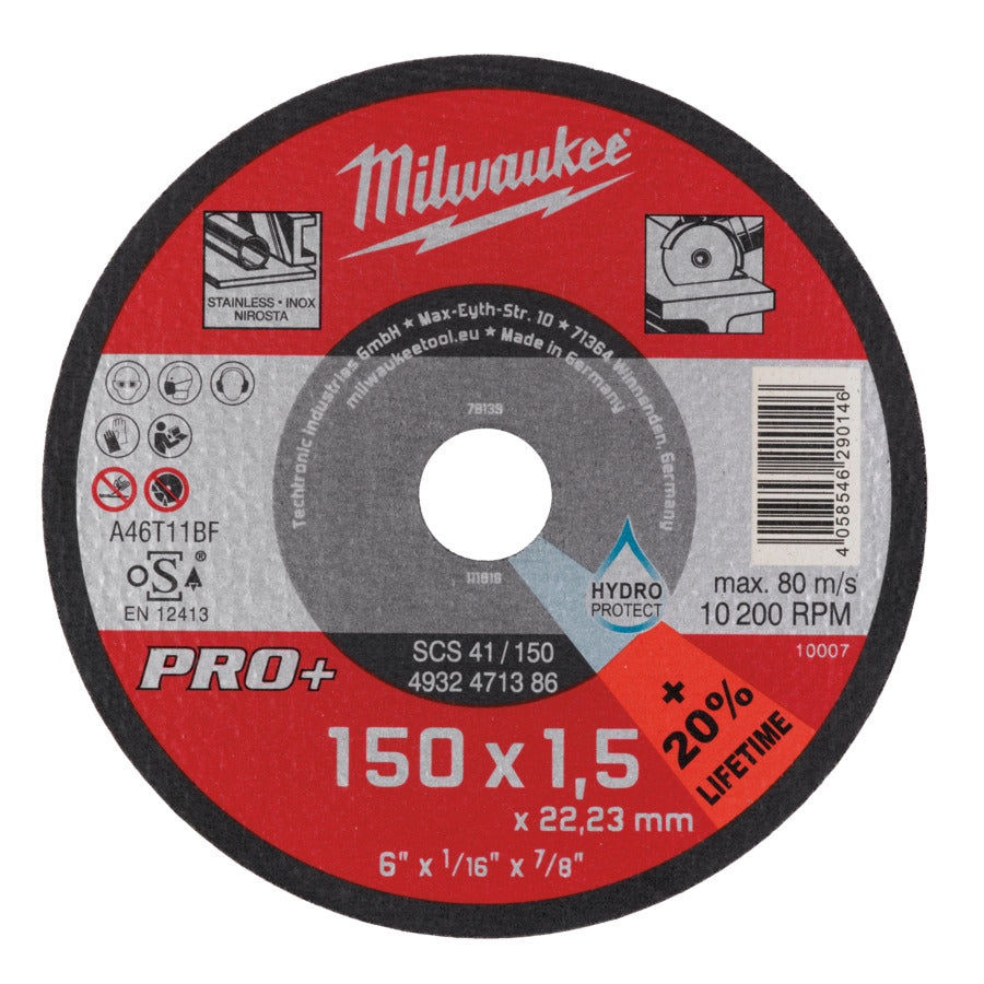 Doorslijpschijf PRO+ SCS41 150x1,5mm