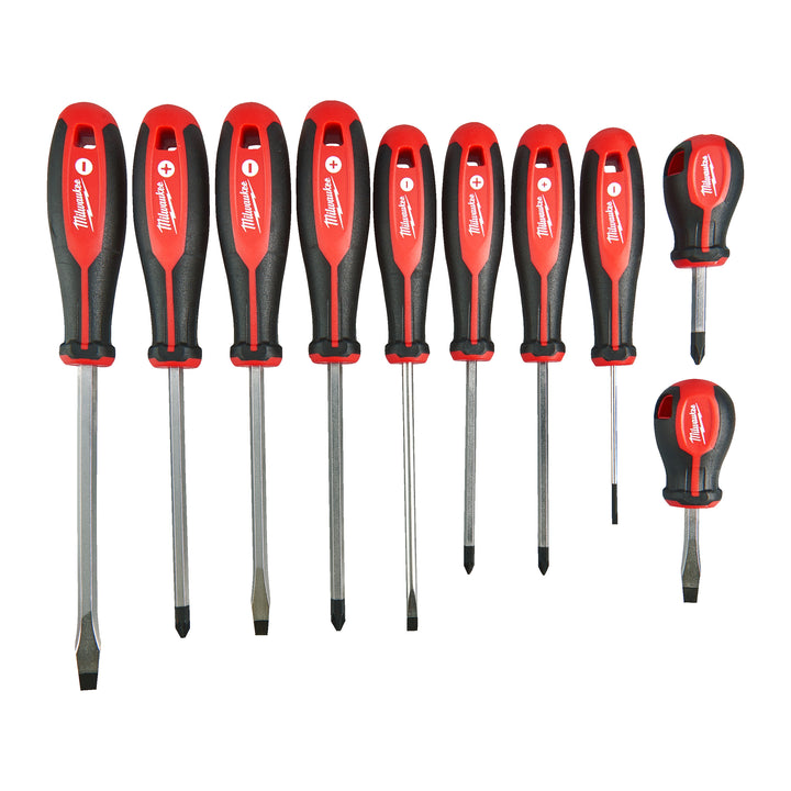 Schroevendraaierset 3 Tri-lobe SL/PH/PZ (10-delig)