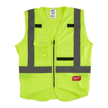 Hi-vis Veiligheidshesje geel L/XL