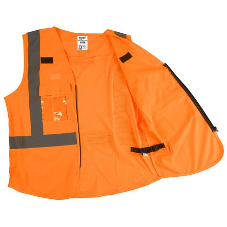 Hi-vis veiligheidshesje oranje 2XL/3XL