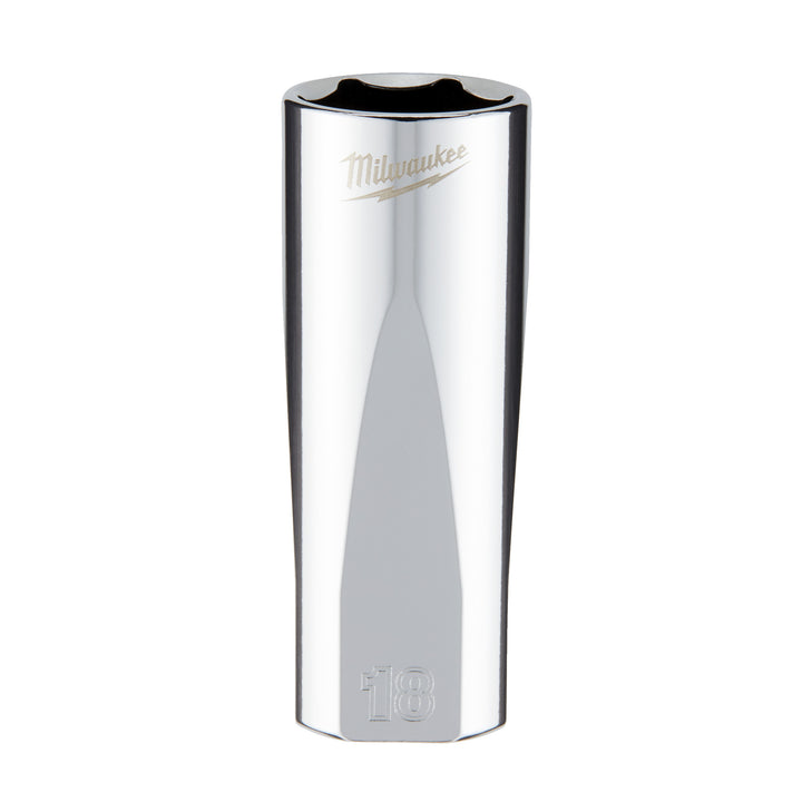 Dop 3/8˝ FOUR FLAT™ lang 18 mm