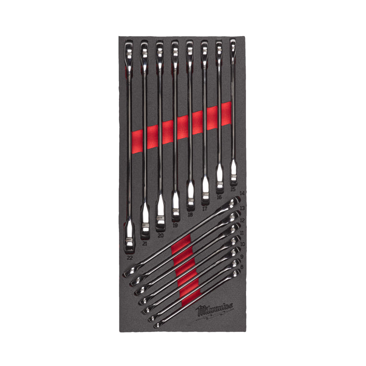 Foam Inlay Ringratel-steeksleutel set MAXBITE™ (15-delig)