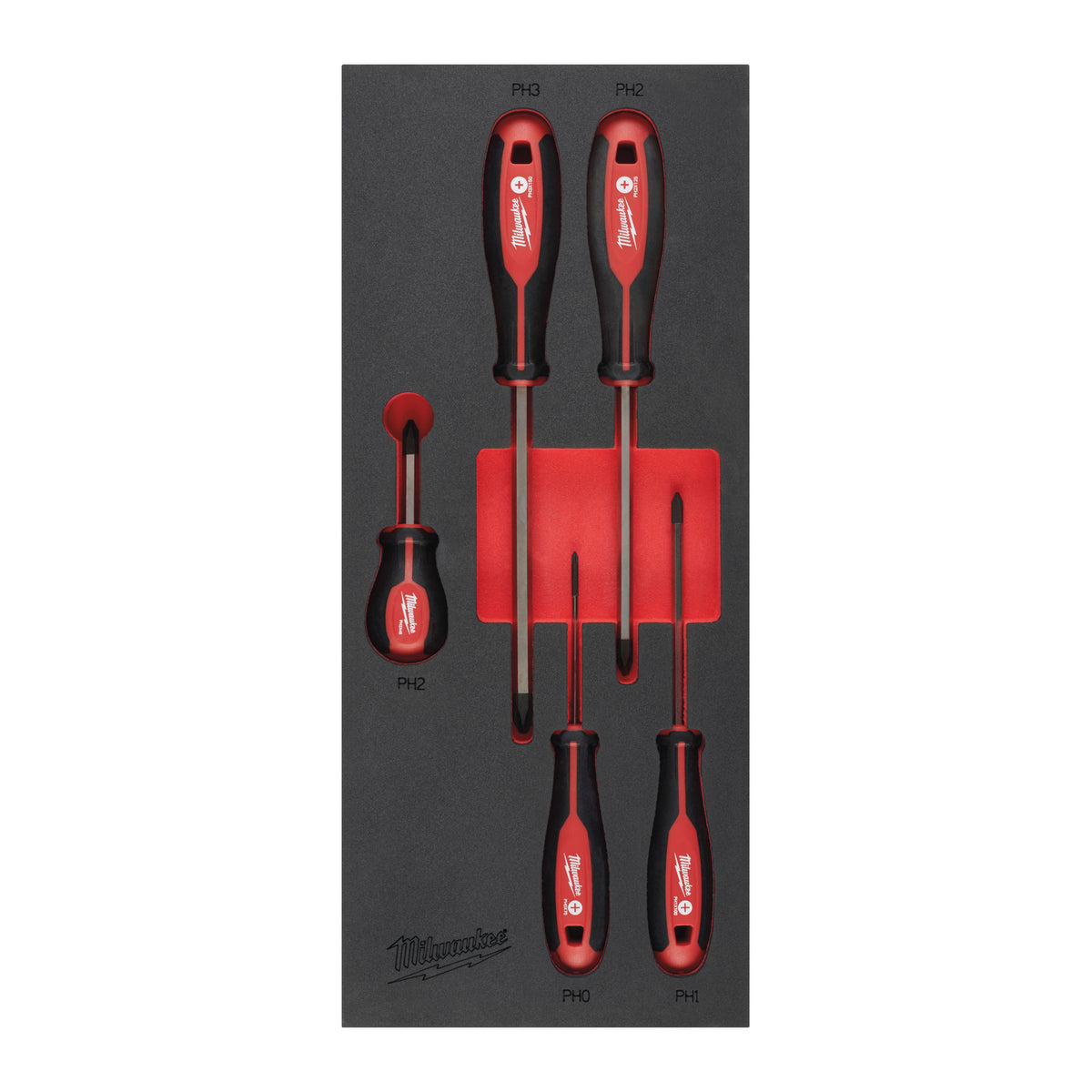 Foam Inlay schroevendraaier PH Set (5 delig)