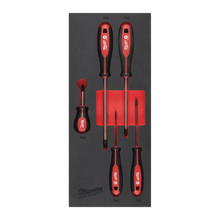 Foam Inlay schroevendraaier PH Set (5 delig)