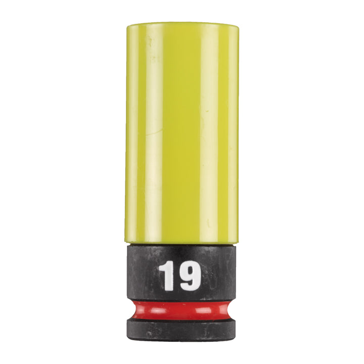 SHOCKWAVE 1/2 Slagmoerdop met sleeve HEX 19 mm