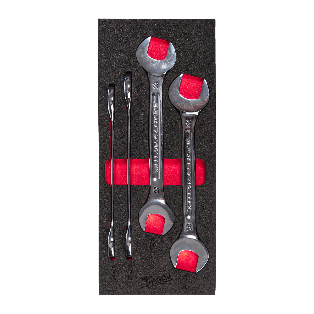 Foam inlay steeksleutelset (4-delig)