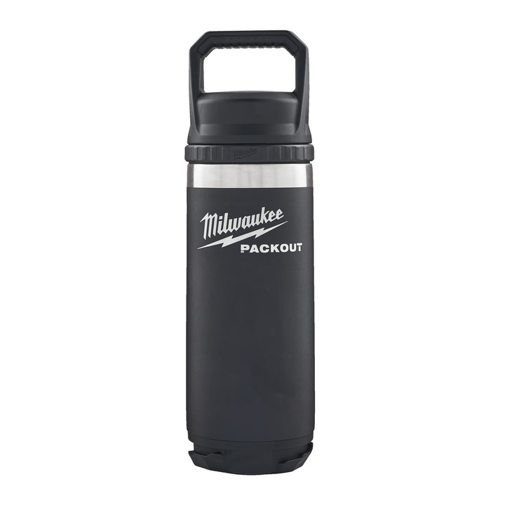 PACKOUT™ 532 ml fles met deksel zwart