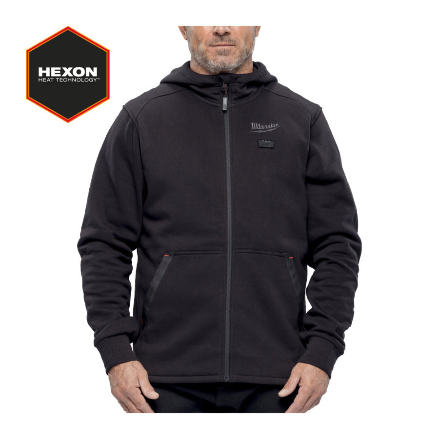 M12 heated hoodie zwart XXL - 1 stuk
