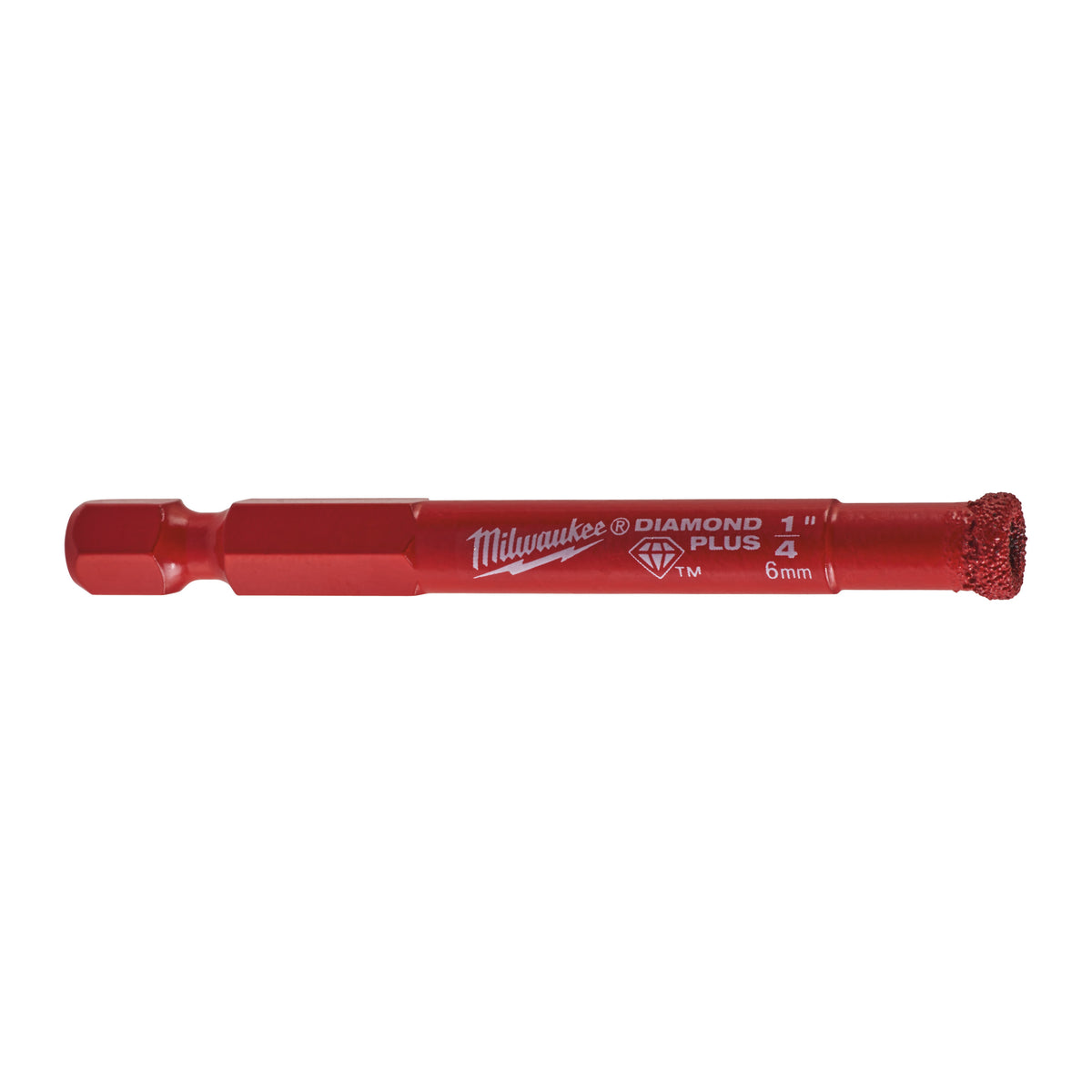 Diamantboor DIAMOND PLUS HEX Nat/Droog 6 mm