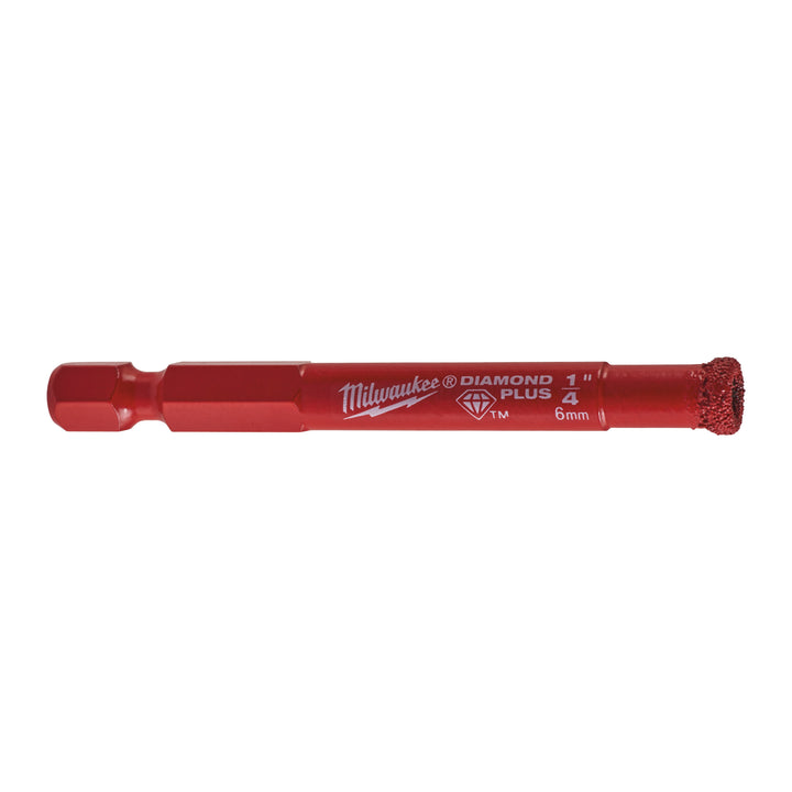Diamantboor DIAMOND PLUS HEX Nat/Droog 6 mm