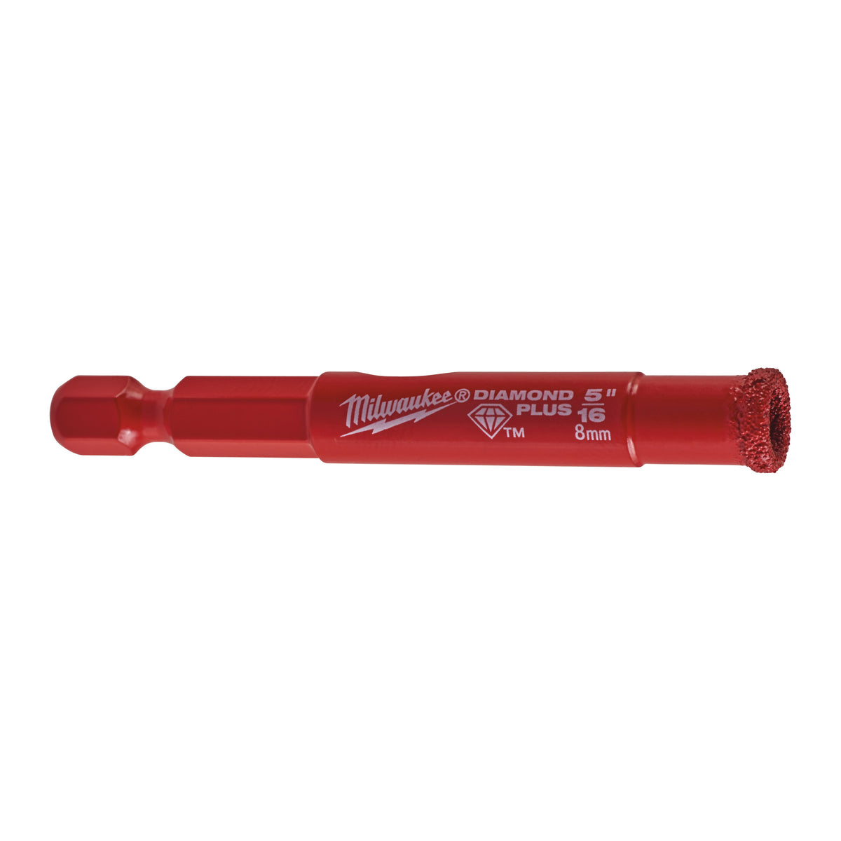 Diamantboor DIAMOND PLUS HEX Nat/Droog 8 mm
