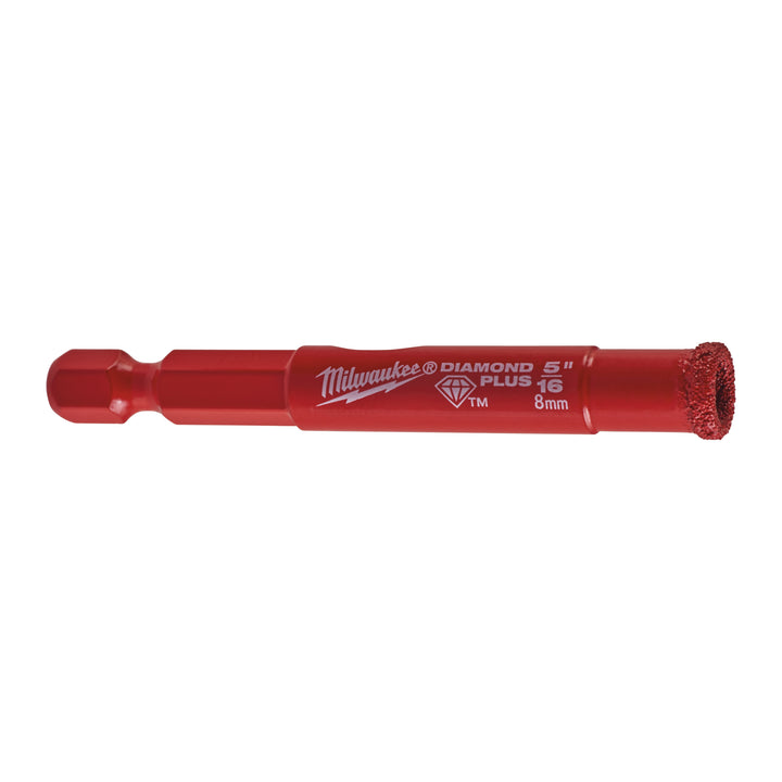 Diamantboor DIAMOND PLUS HEX Nat/Droog 8 mm