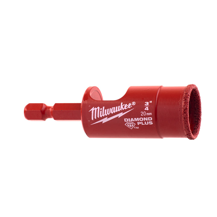 Diamantboor DIAMOND PLUS HEX Nat/Droog 20 mm