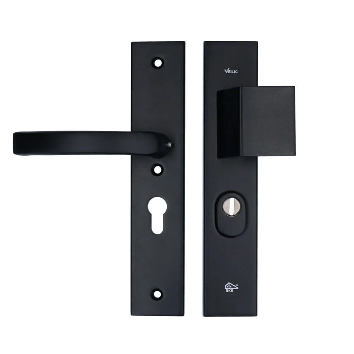 Veilig Veiligheidsbeslag 2200/2300 50 mm SKG*** kerntrek Zwart rechthoekig