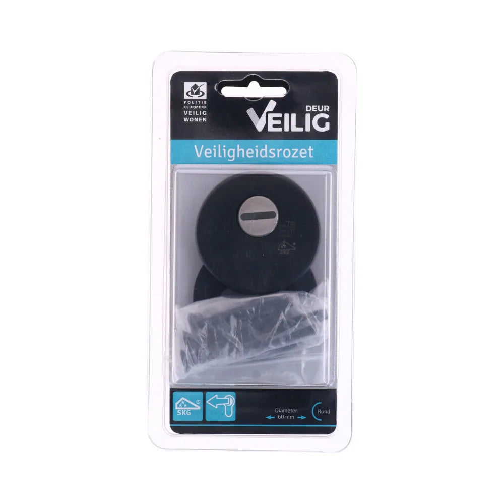 Veilig Veiligheidsrozet SKG*** kerntrekbeVeiliging zwart