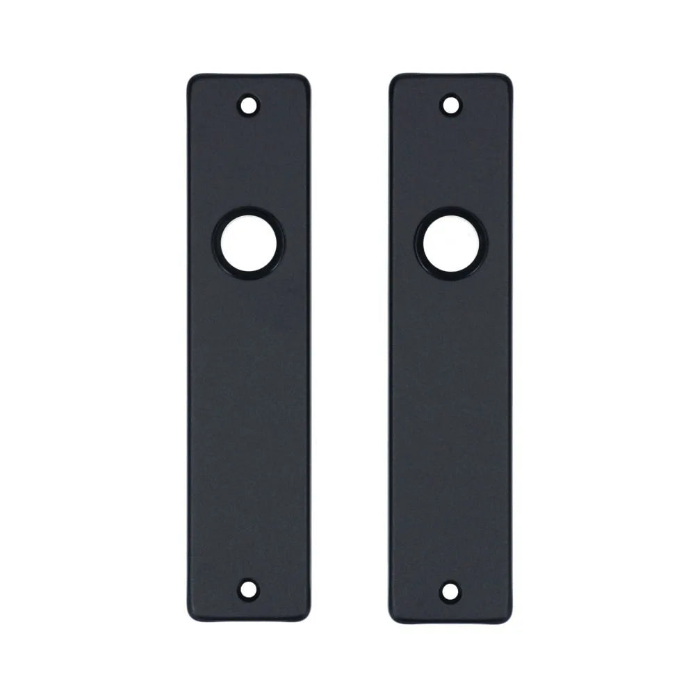 Veilig binnendeurschilden rechthoekig 180/41 zwart