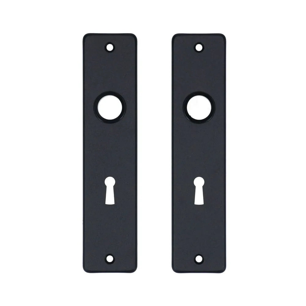 Veilig binnendeurschilden rechthoekig 180/41 zwart