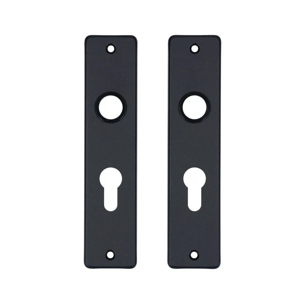 Veilig binnendeurschilden rechthoekig 180/41 zwart