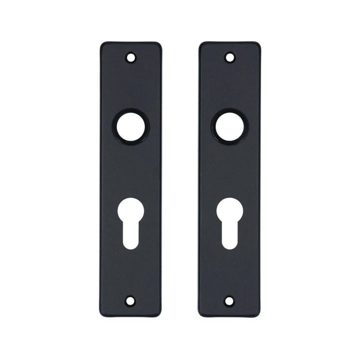 Veilig binnendeurschilden rechthoekig 180/41 zwart