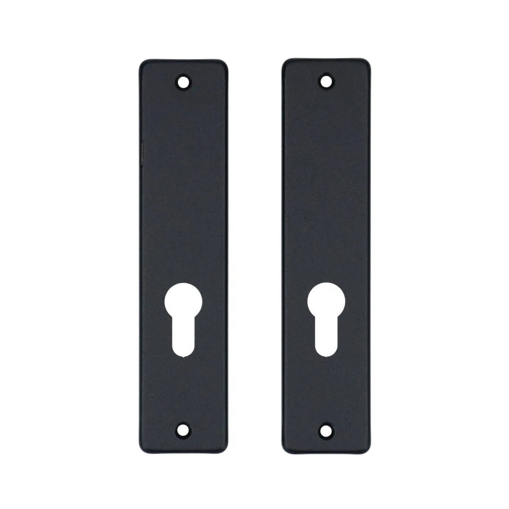 Veilig binnendeurschilden rechthoekig 180/41 zwart