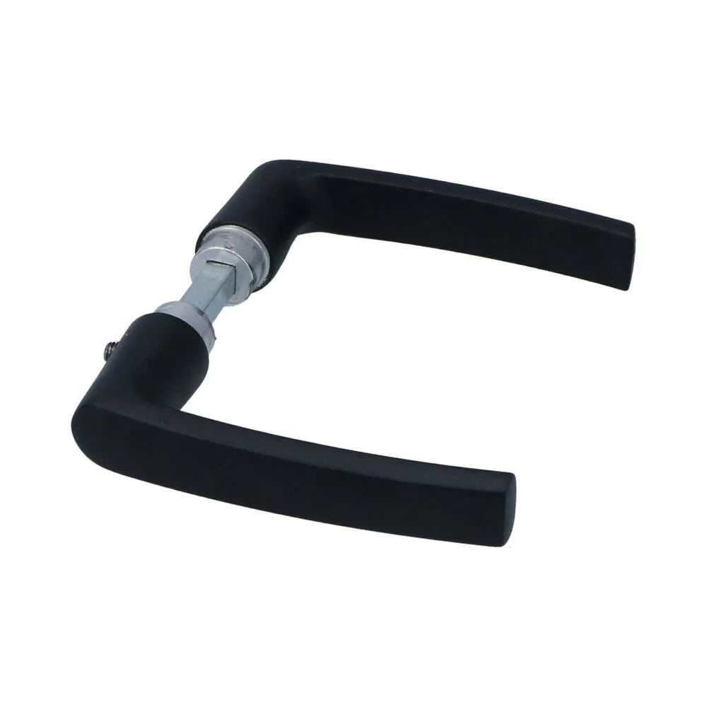Veilig deurkruk blok zwart