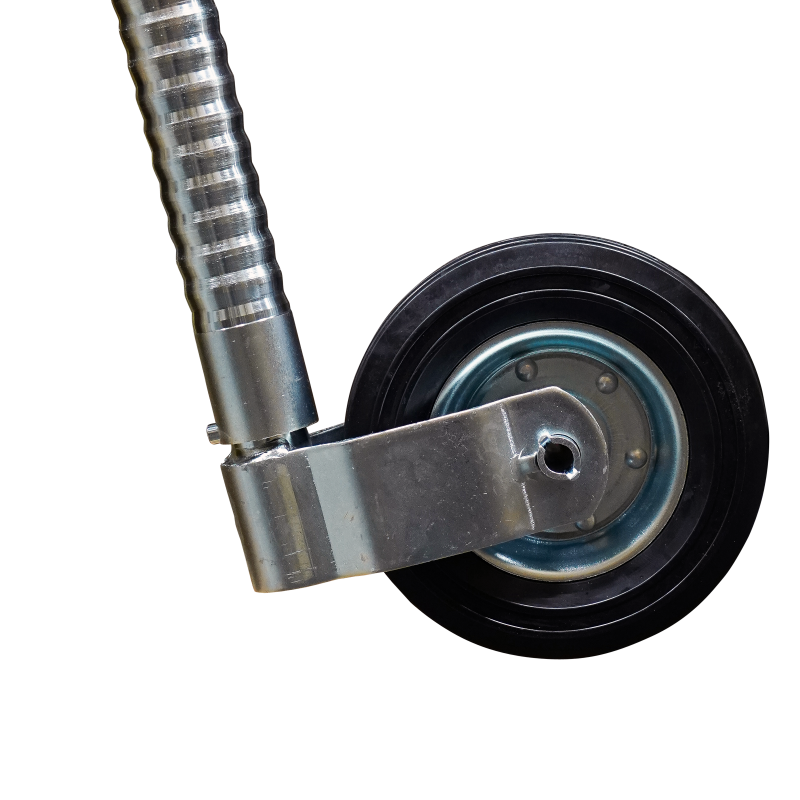 Knott steunwiel geribd Ø48mm 205x60mm stalen velg