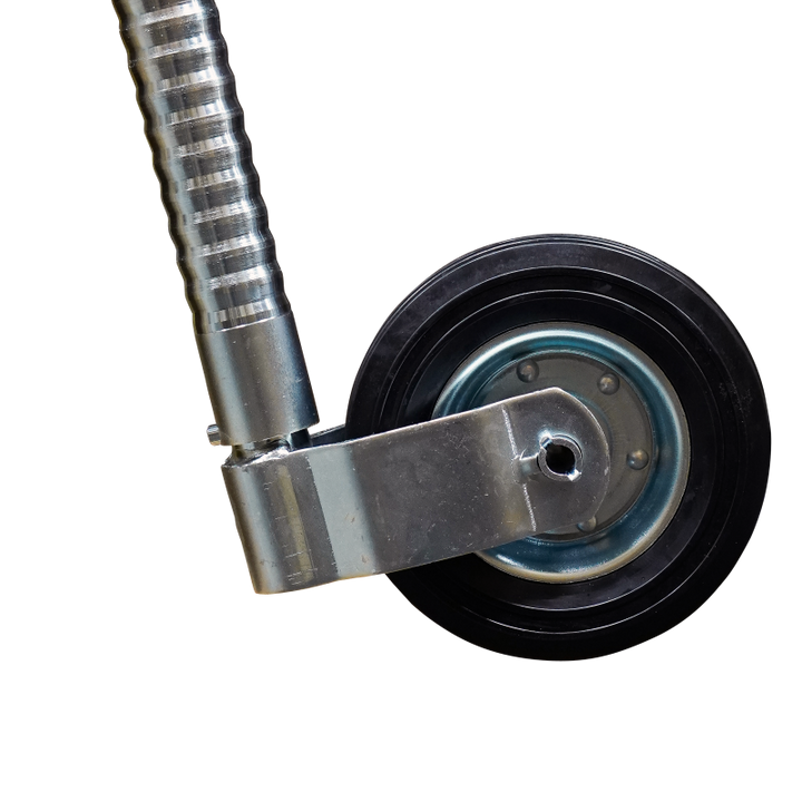 Knott steunwiel geribd Ø48mm 205x60mm stalen velg